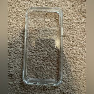 iPhone 12 and 12 Pro phone case, clear, otter box